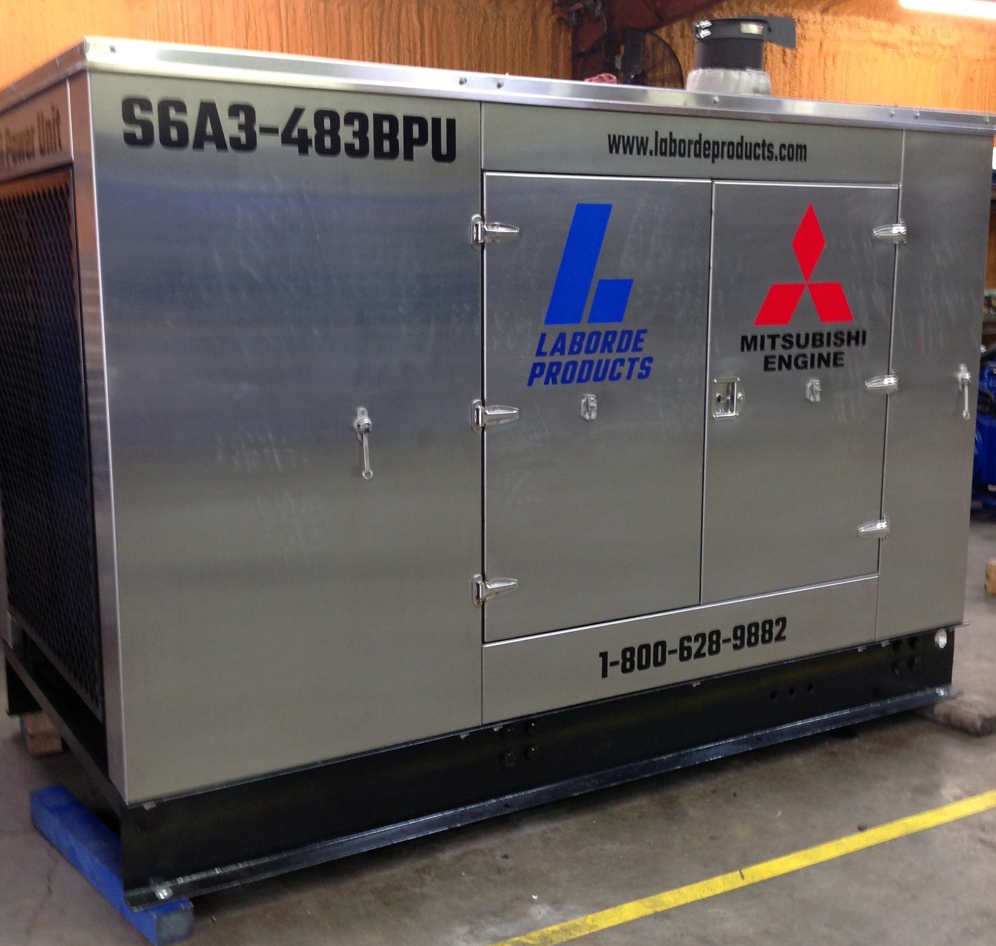 After: External image of Refreshed Barge Engine Unit 